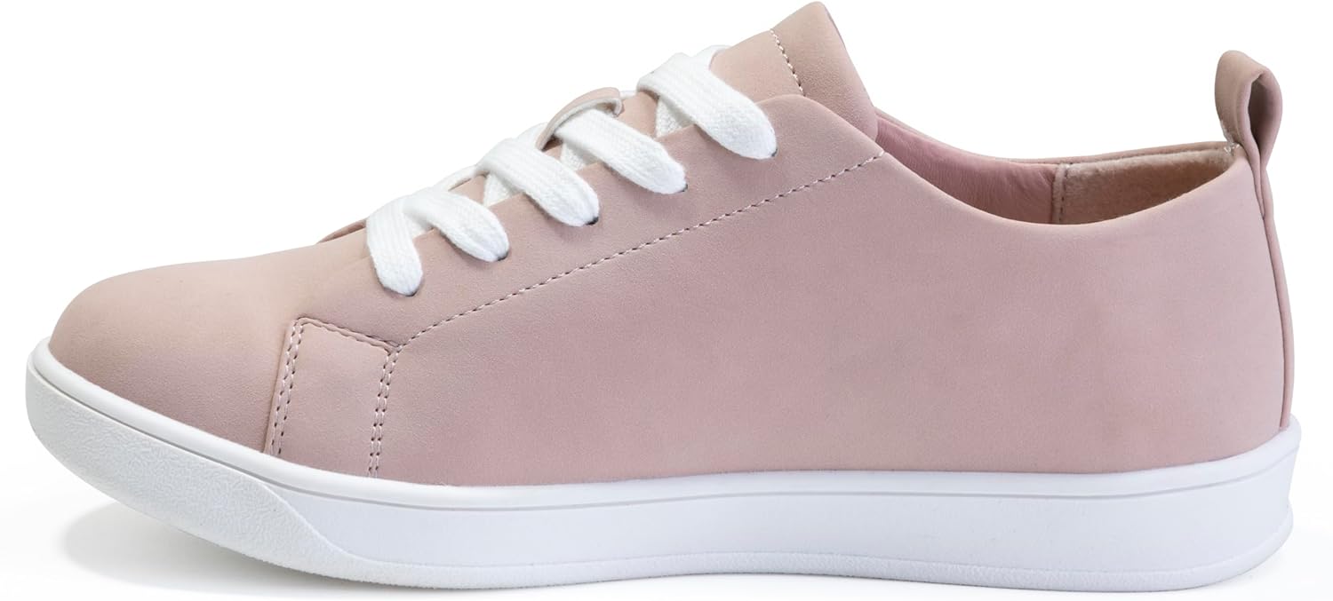 Women's Lace Up Trendy Sneaker Classic Fashion Low Top Walking Shoes - Picture 77 of 109