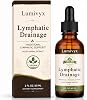 Gotas de drenaje linfático Lumivyx, suplemento líquido herbal 21 en 1 con equinácea, diente de león, bardana, bromelina, caléndula y cúrcuma, apoya el drenaje linfático, el equilibrio de líquidos y el bienestar inmunológico, gotas de 2 oz líquidas (paquete de 1) 1