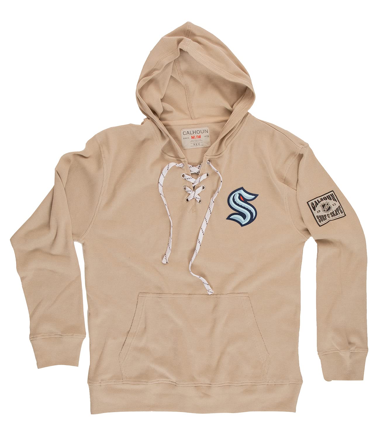 Calhoun NHL Surf & Skate Unisex Loose Fit Waffle Pullover Hoodie – The Coastal Collection