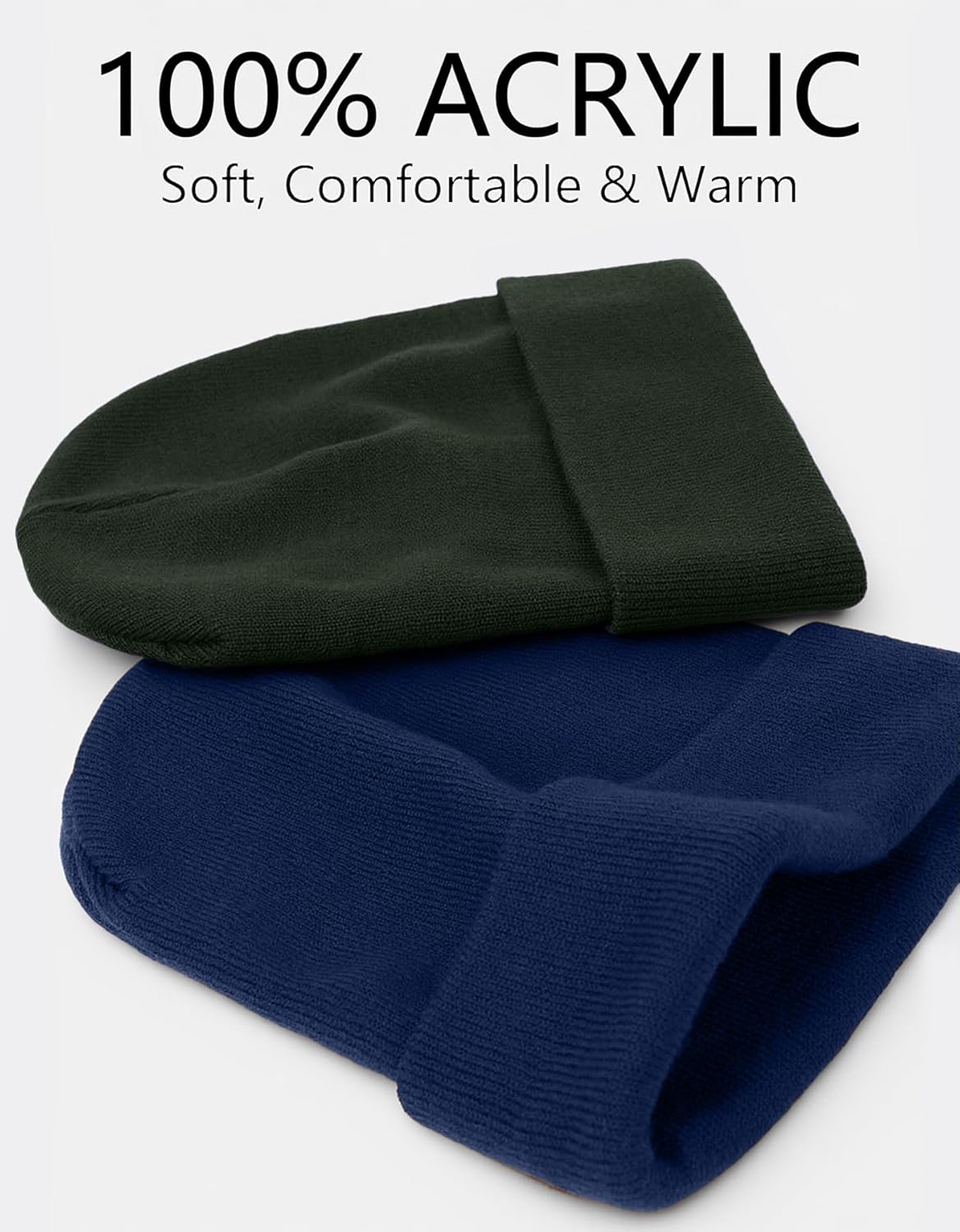 Bigfoot Beanie for Men - Sasquatch Hat Winter Knit Cuffed Beanie for Women - Bigfoot Gifts for Christmas & New Year - Image 7