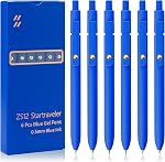 UIXJODO Stylos colorés, 6 Stylos colorés Pcs stylos d'écriture fin point lisse, 0.5mm Stylos de gel d'encre colorés pour la prise de notes de journal, fournitures scolaires Cadeaux pour les femmes (6 Vibrant d'or Pcs)