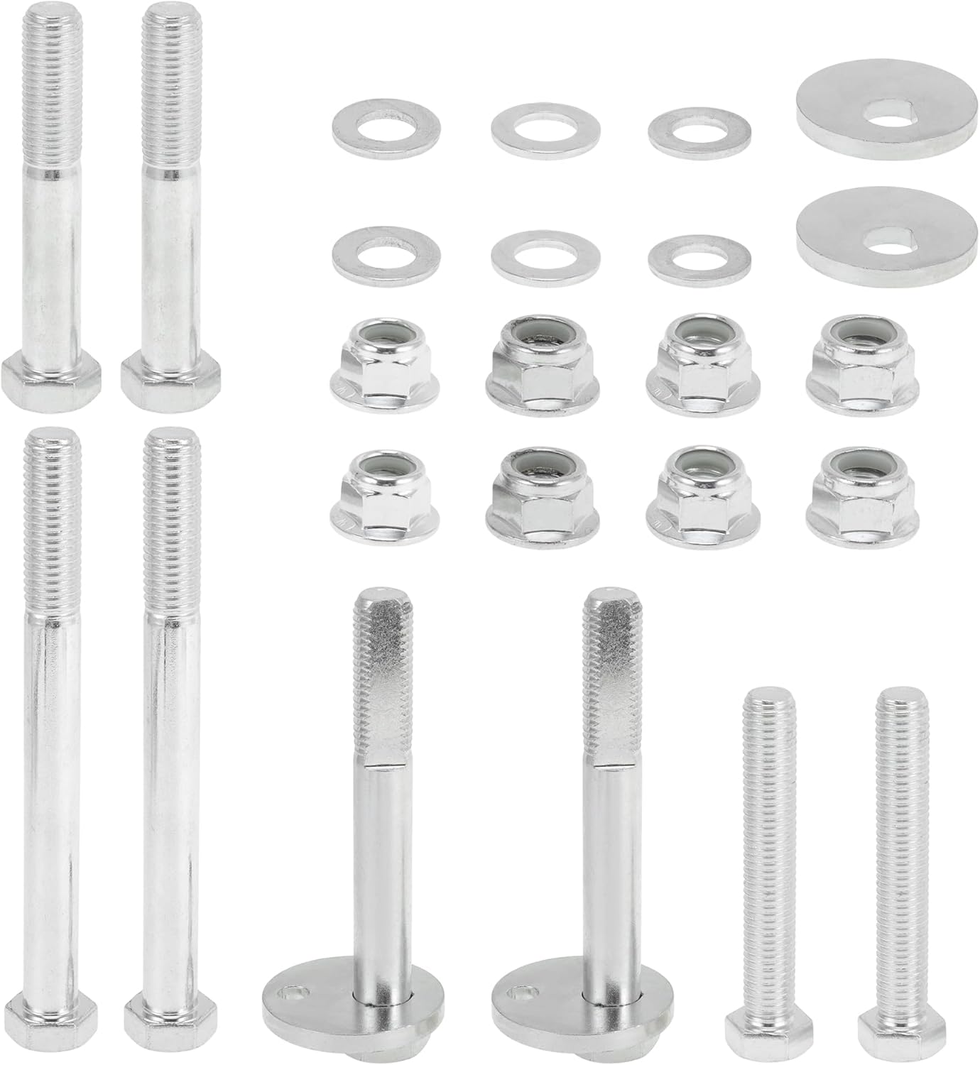 ACROPIX Front Control Arms Cam Bolts for Dodge for Ram 1500 4x4 2002-2008 for Ram 2500 3500 2003-2009 8.8 Grade Front Camber Adjustment Bolt Hardware Kit Eccentric Cam Washer