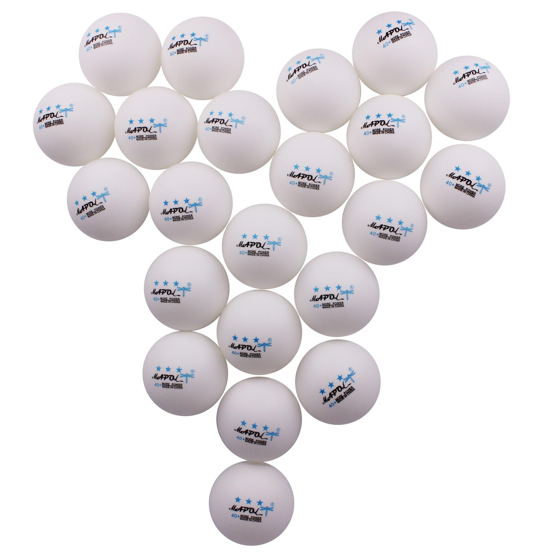 MAPOL 60 bolas de ping pong de 3 estrellas y 40+ Premium Premium para práctica avanzada de tenis de mesa