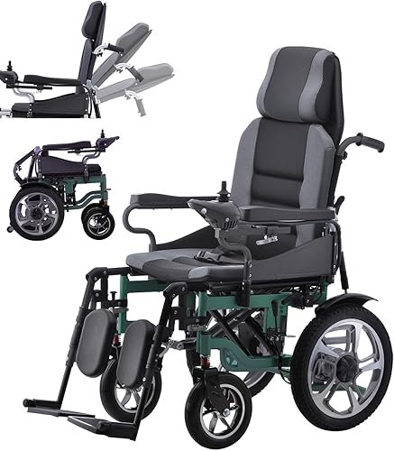 Ontrip Intelligent - Sillas de ruedas eléctricas plegables ligeras, silla de ruedas compacta, silla de ruedas plegable portátil, sillas de ruedas