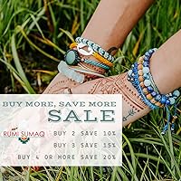 Vista 31 de Rumi Sumaq Nautical Rope Bracelet for Men, Women & Kids - Waterproof Hand-Knotted Adjustable Pull Tie - Martha’s Vineyard Island Map, Sailor Rope &