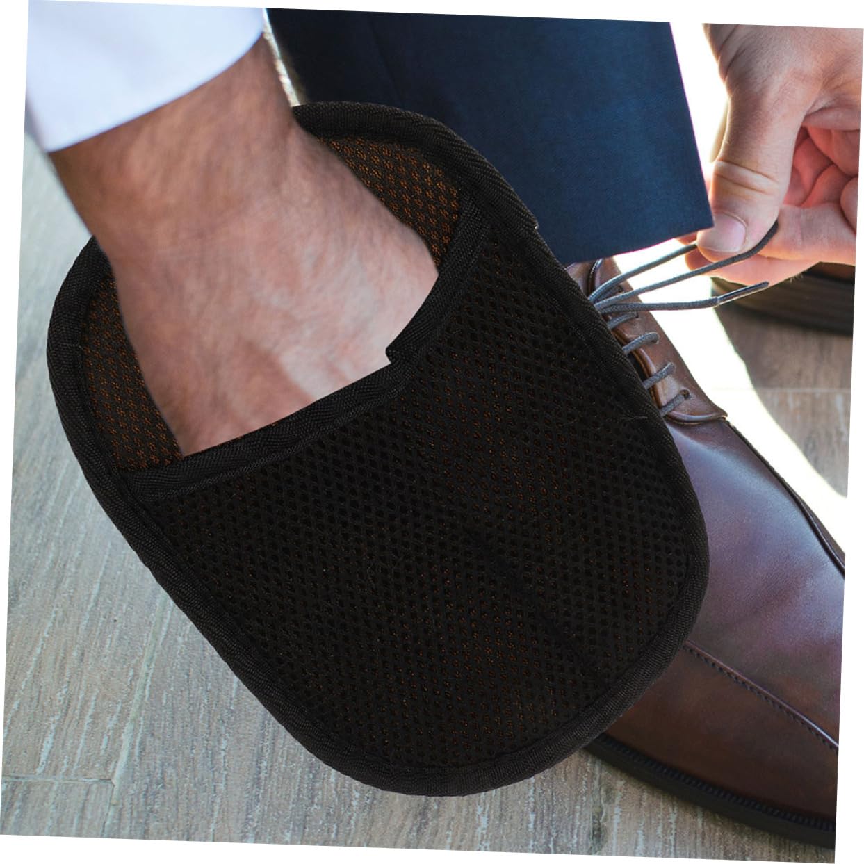 5pezzi Guanti per Lucidatura Scarpe in Finta Lana Kit Pulizia Pelle Applicazione Cera Migliorata Uso Quotidiano Viaggio Lavoro