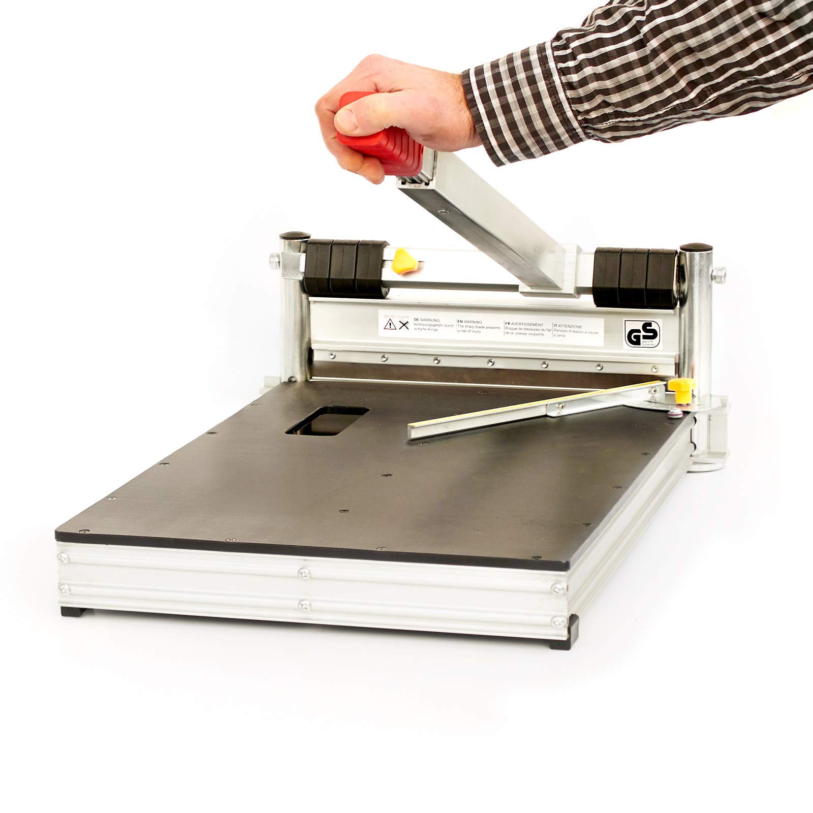 Larghezza di taglio 325 mm – Der Bautec professionale laminato Schneider plc330h – Vinile Schneider – Parquet Schneider con 2 Lame e leva telescopica