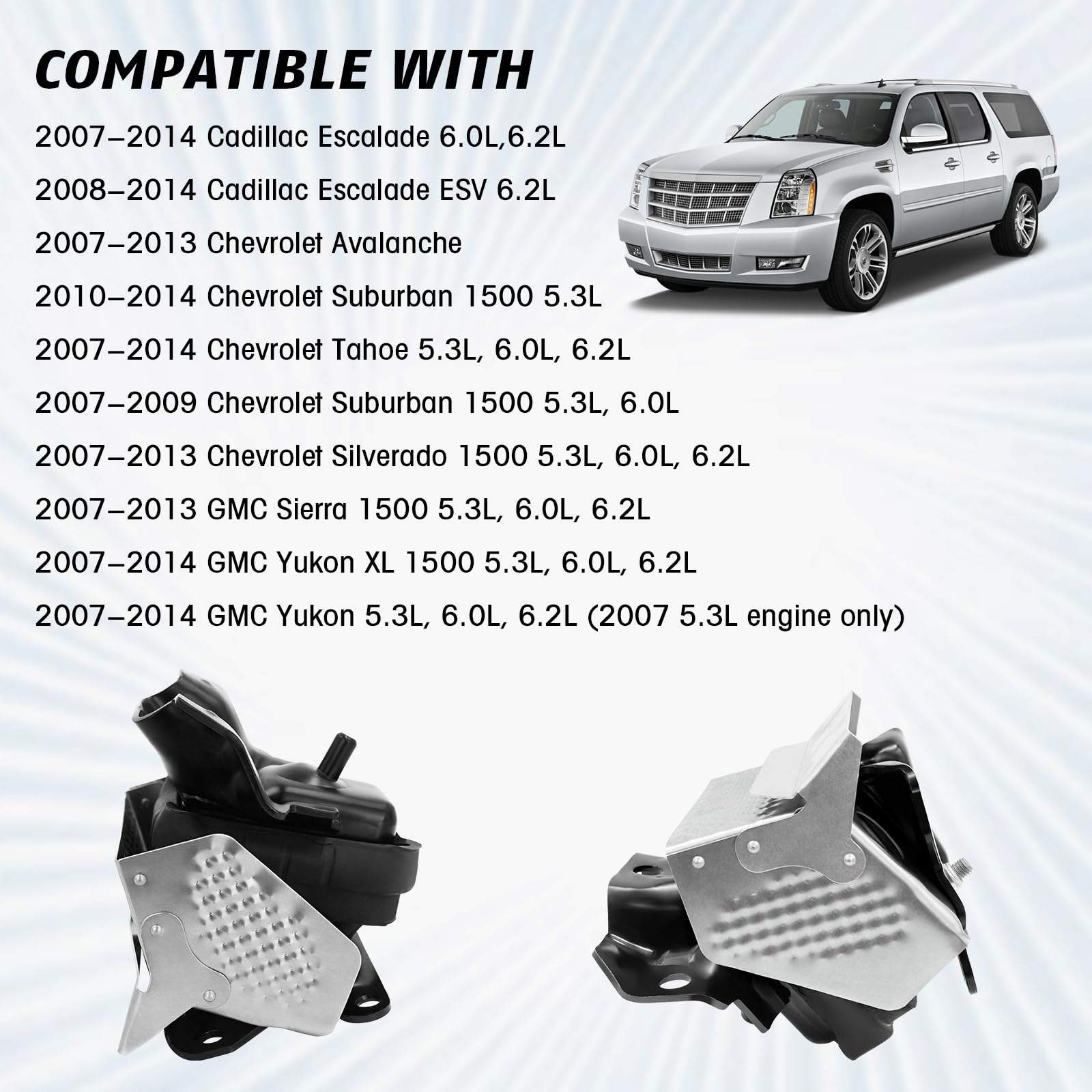 Front Engine Mount For CHEVROLET AVALANCHE 1500 GMC SIERRA 2500 3500 Silverado 02ec855f Df91 47d2 8780 3be6bf7102cf.1e2f6bbc1783772c82cf04f1531ec7bc