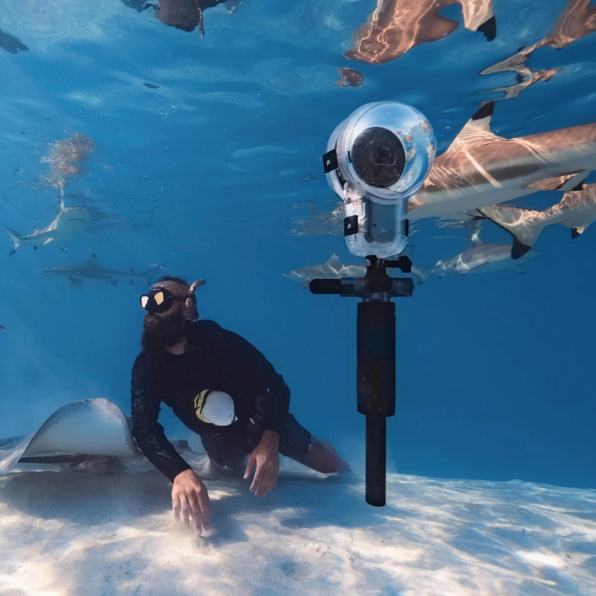 Insta360 Dive Buddy pour des séquences sous-Marines Mains Libres