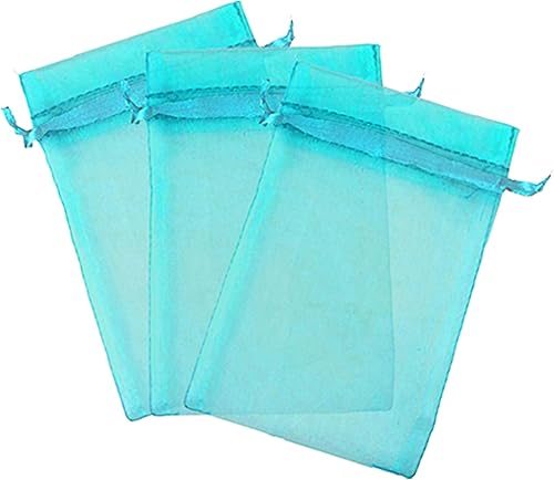 Miniatura 10 de 500 bolsas de organza con cordón transparente marrón de 2 x 3 pulgadas, bolsas de joyería, bolsas de regalo para bodas, fiestas, bolsas de regalo,