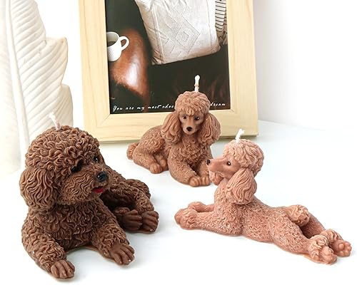 Vista 32 de Molde de silicona para velas de gato 3D, molde de jabón de animales para chocolate, dulces, decoración de pasteles, vela de cera de soja, jabón