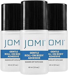 Premium Roll On Body Adhesive for Skin, Fashion Tape, Butt & Clothes Glue, Sweat Resistant, Sock & Wig Adhesive, Residue Free, Made in USA