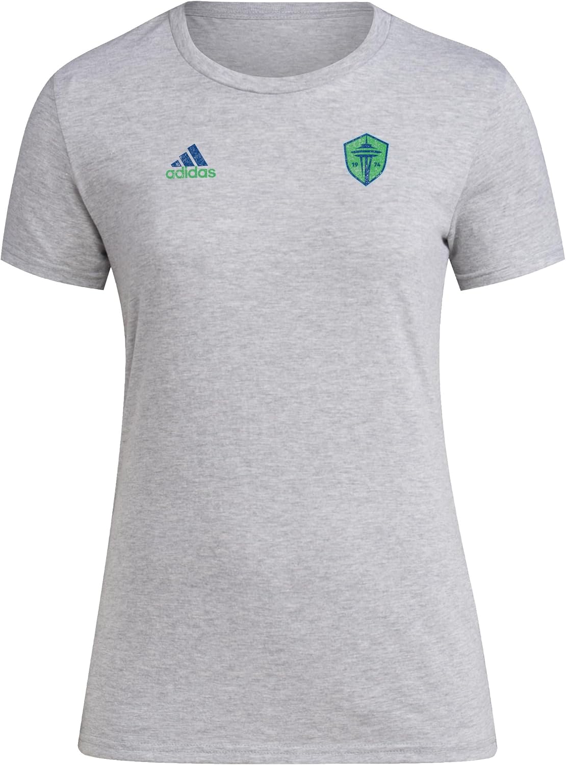 adidas Womens Seattle Sounders MLS Short Sleeve T-Shirt