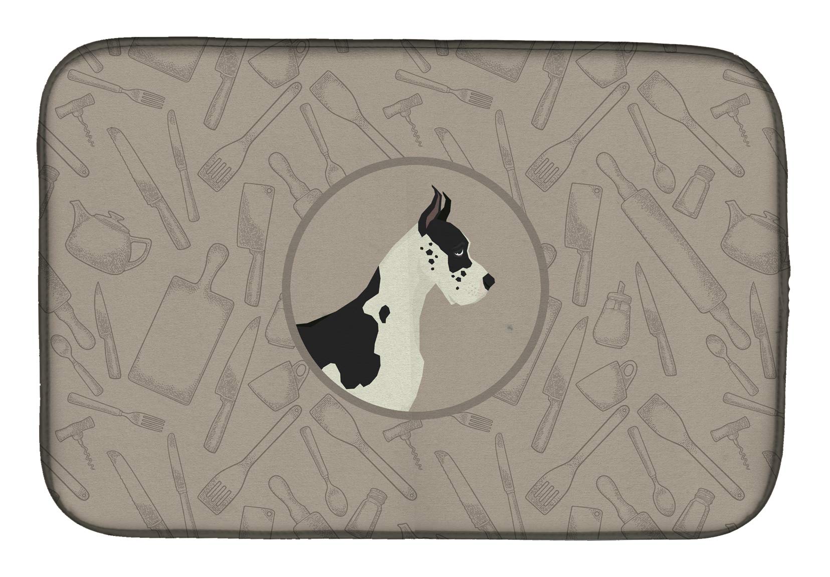 Tapis égouttoir polyester cuisine tapis séchage vaisselle