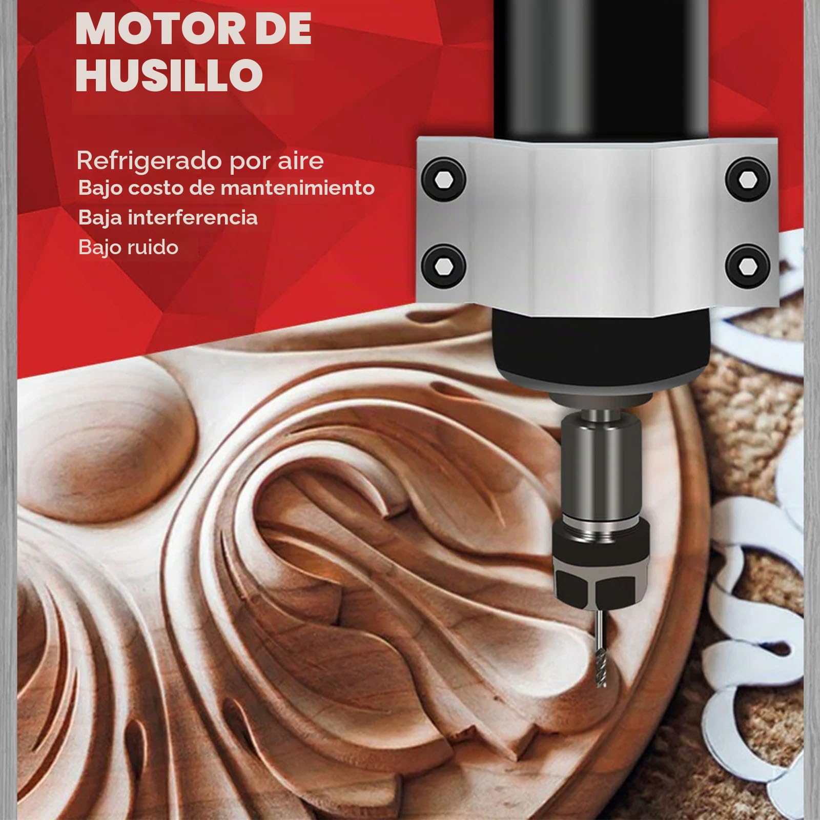 Twotrees CNC Router Machine TTC450 PRO, CNC Spindle Motor Kit 500W CNC GRBL control CNC máquina de grabado para madera acrílica MDF Nylon
