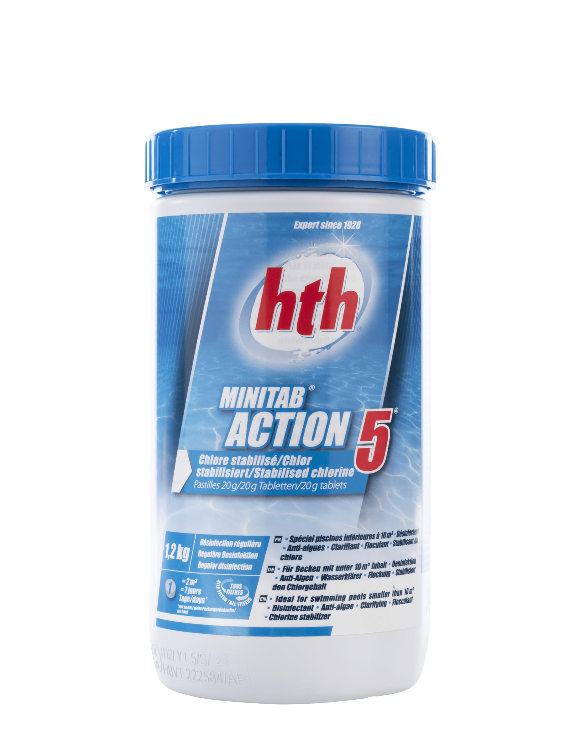 Minitab Action 5 Pastilles de Chlore pour Piscine