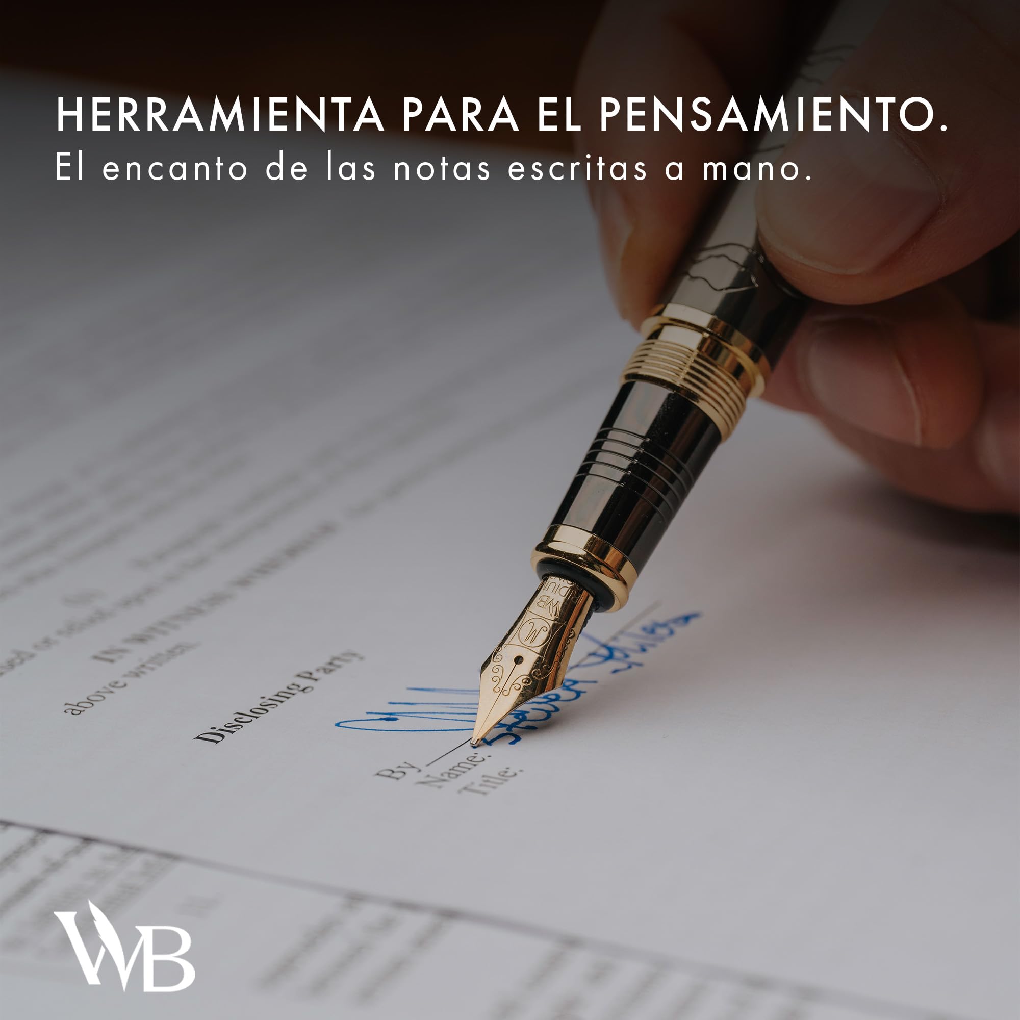 Wordsworth & Black Juego de pluma estilográfica Primori (Oro metalizado) de punta media con estuche de regalo, 24 cartuchos de tinta, convertidor de recarga de tinta, estuche de regalo, caligrafía