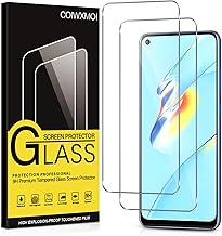 Coiwxmoi Tempered Glass Screen Protector for OPPO A54 5G / A74 5G 6.5 Inch 9H Hardness Protective Film, Anti-Scratch, Ultra Clear Screen Protector, Full Screen Protective Glass, Ultra Resistant,