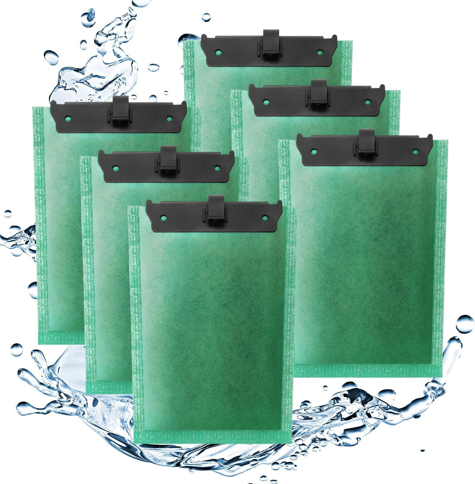 6 Pack Fish Tank Filter Cartridge for Tetra EasyCrystal Filter 250 and EasyCrystal FilterBox 300, Medium Replacement Filter Cartridges with Ultra-Activated Carbon and Zeolite