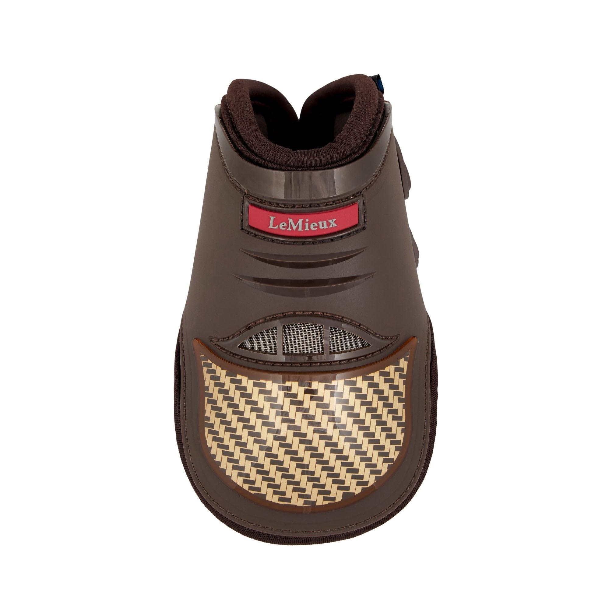 LeMieux Exo-Flex Fetlock Boot - Pair of Equestrian Horse Riding Boots - Brown/Gold - Medium โ image 1