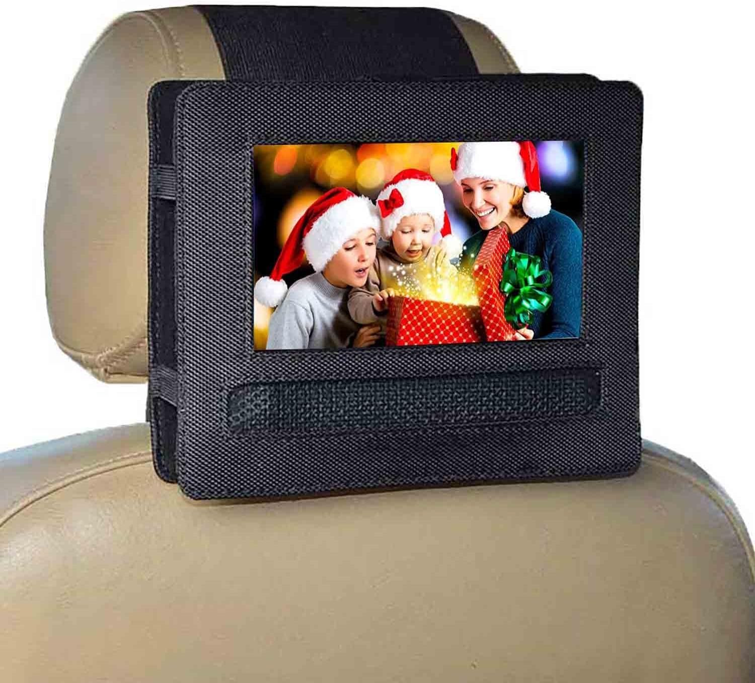 RUISIKIOU Universal Car Headrest Mount Holder, New Updated