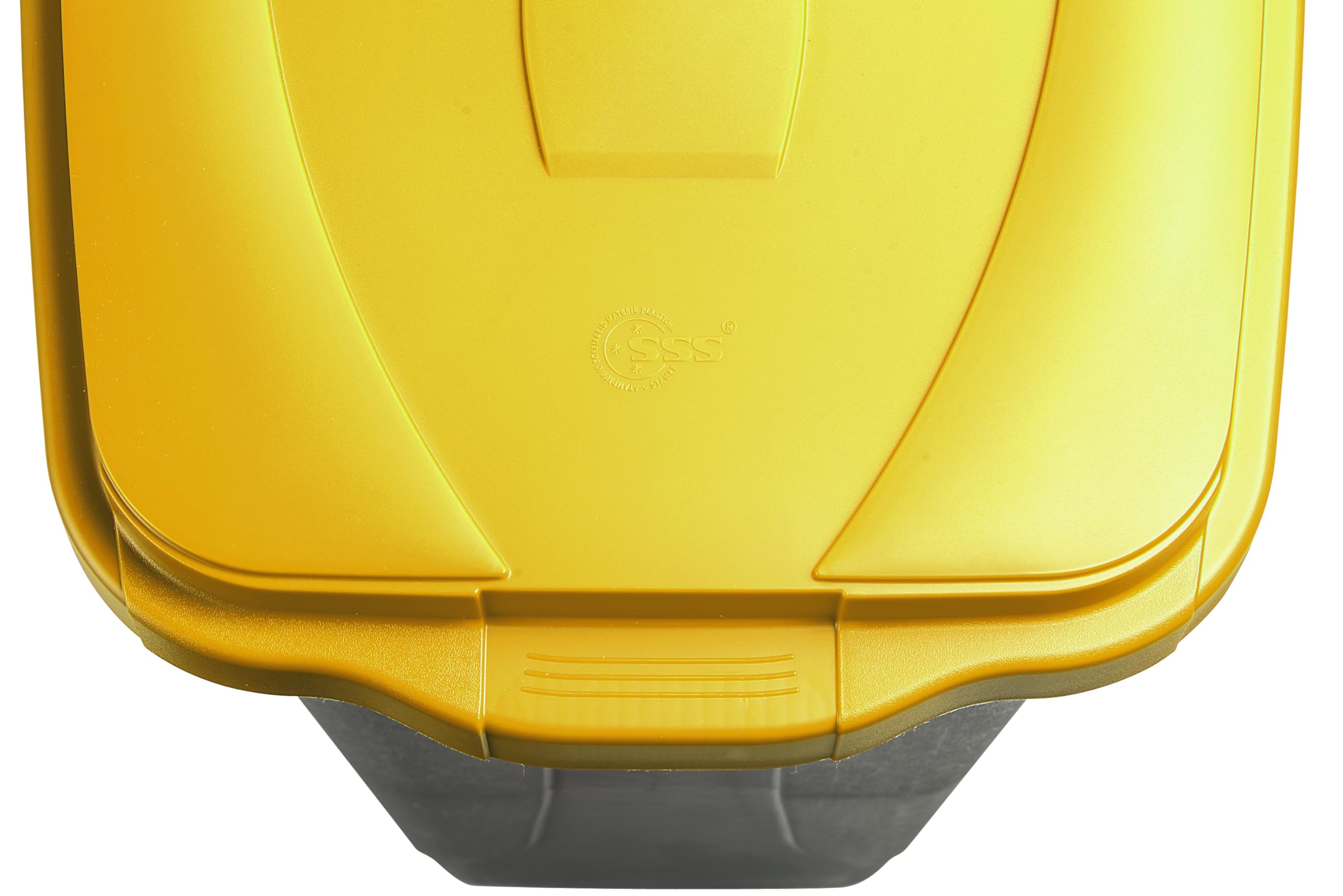 Mobil Plastic Poubelle pour tri sélectif, 80 L, jaune