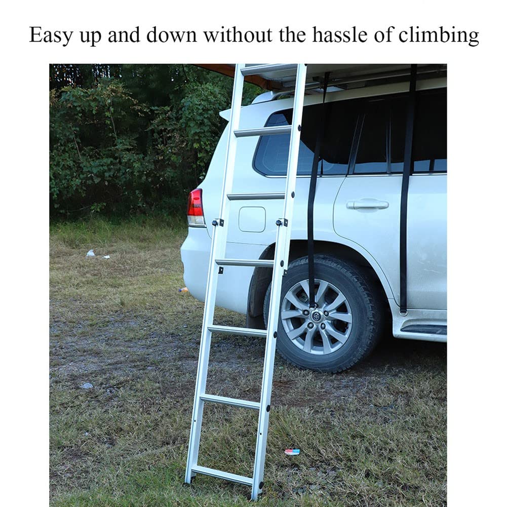 Tente de Toit pour SUV Tente de Toit, Camping pour Camion SUV avec échelle, Tente imperméable et Respirante Grand Espace pouvant accueillir 3 à 4 Personnes