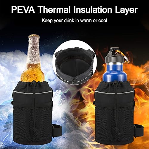 Miniatura 6 de MIZATTO Paquete de 2 soportes para botellas de agua para bicicleta, barco, scooter, silla de ruedas, etc