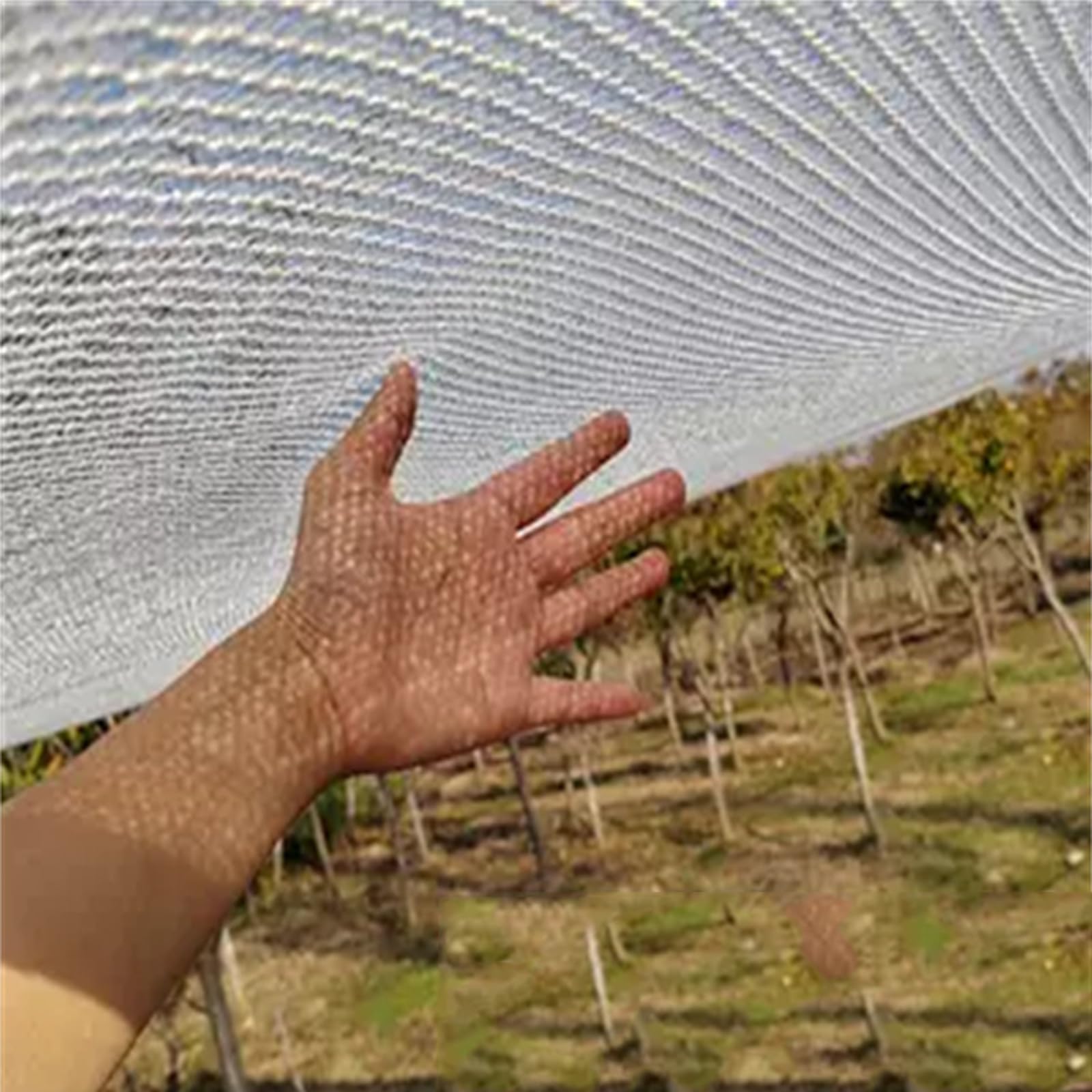 Panno 55% e con occhielli per esterni, per veranda e serre da cortile, permeabile all'acqua e all'aria (3 x 6 m)