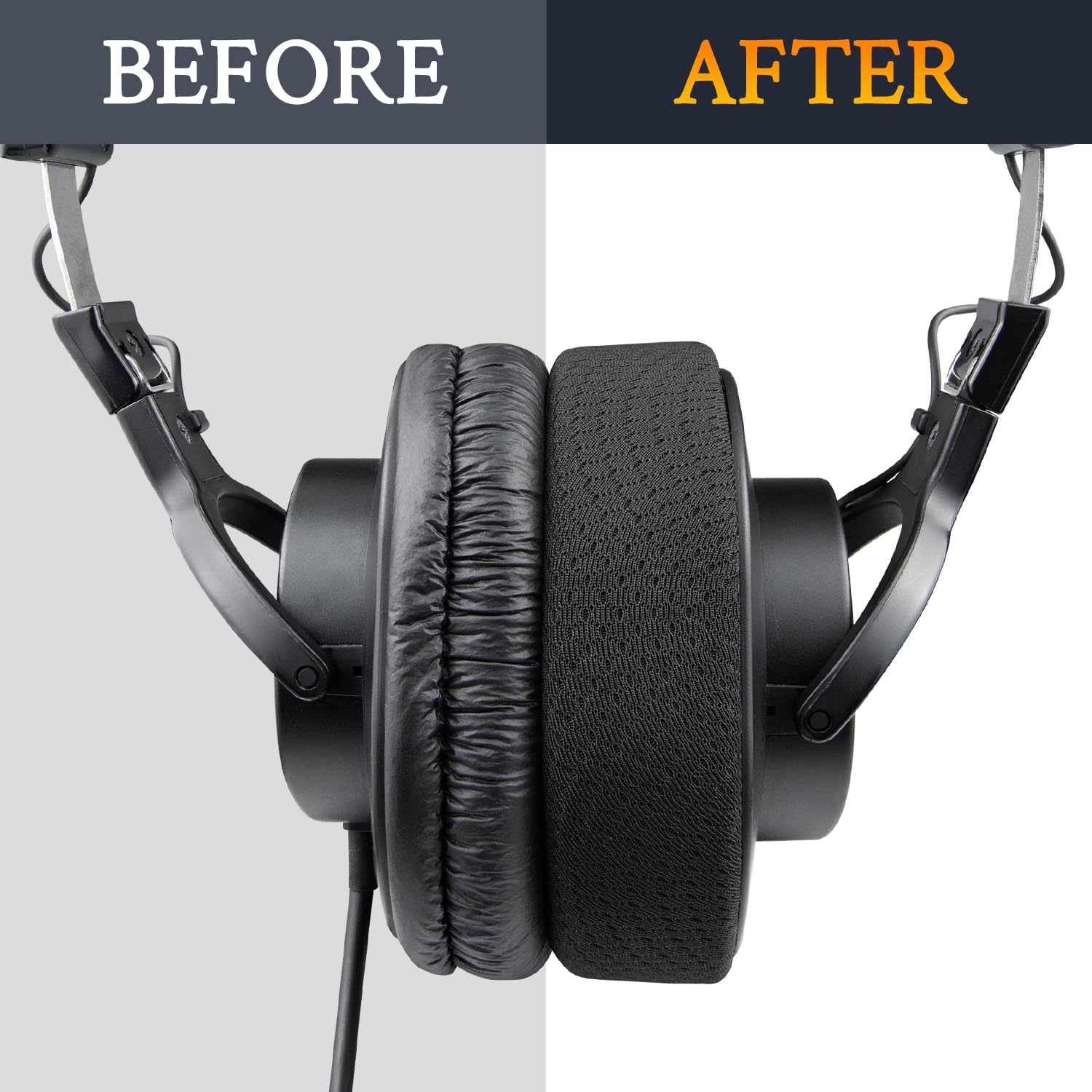 Amazon | SOULWIT イヤーパッド メッシュファブリック SONY MDR
