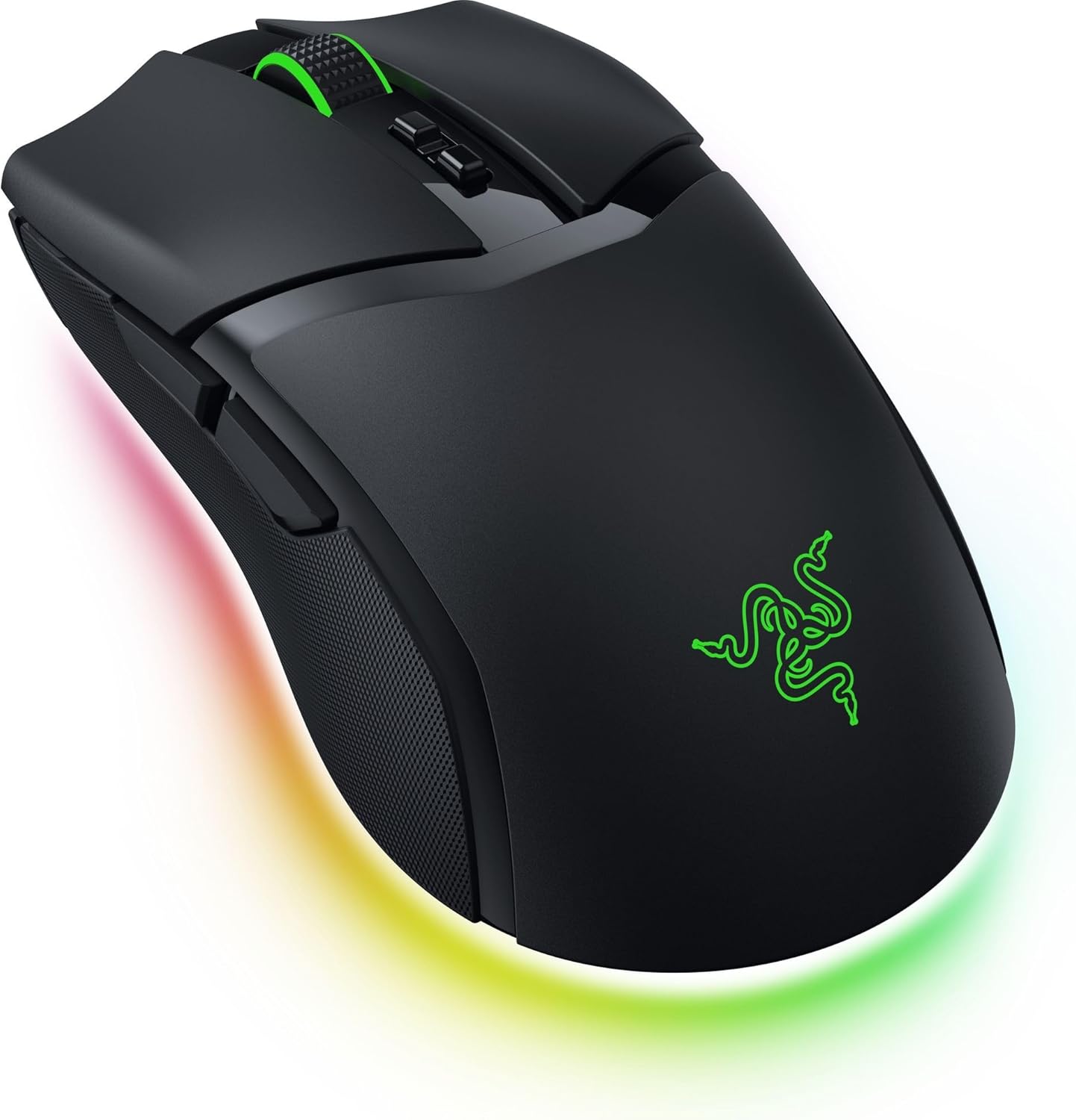 Razer Cobra Pro Wireless Gaming Mouse: 10 Customizable Controls - Chroma RGB Lighting - 30K Optical Sensor - Gen-3 Switches - 2.4GHz, Bluetooth & USB Type C - Up to 170 Hr Battery - Black