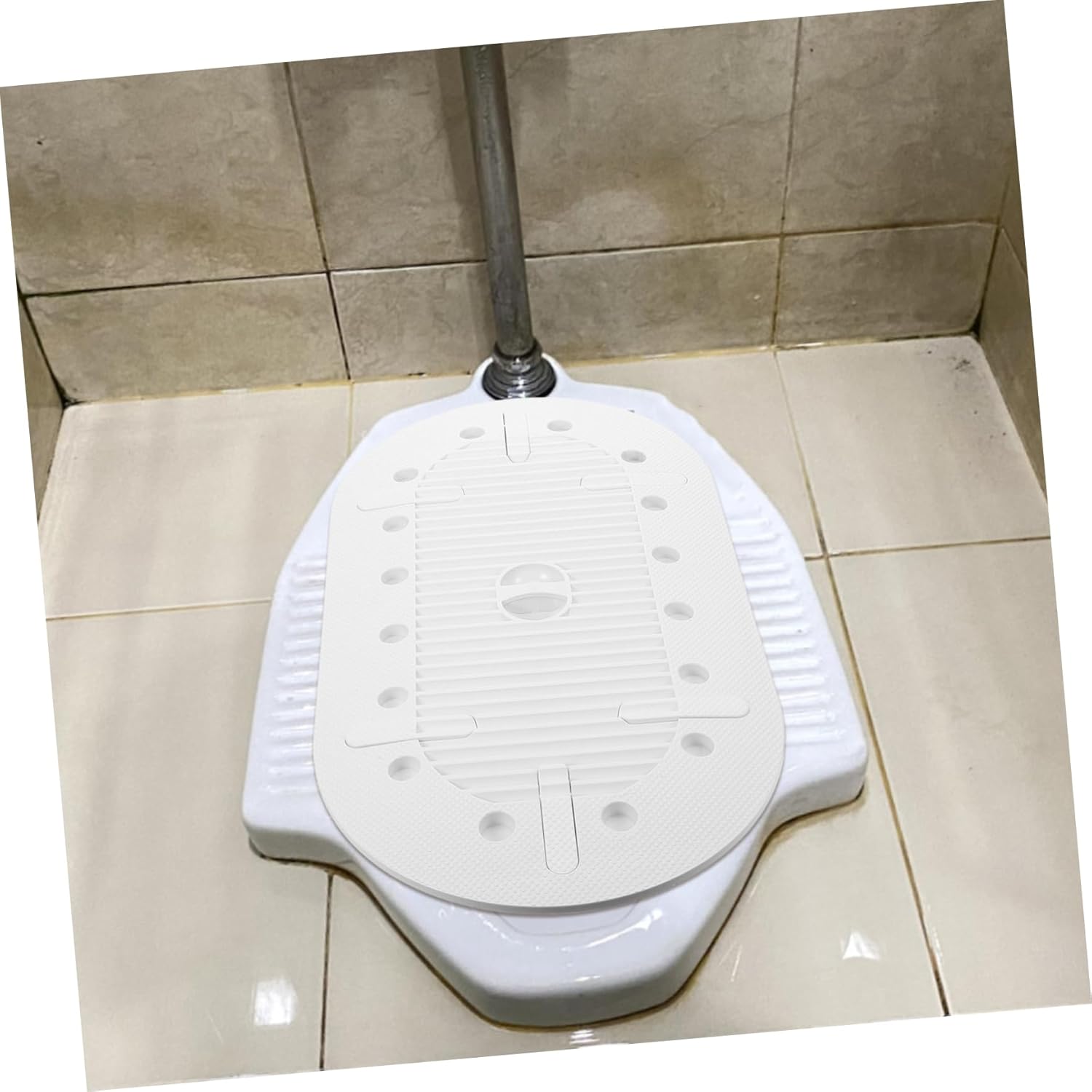 Thick Sealed Squatting Toilet Cover Deodorizer Odor Stopper Lid for Household Use Fits Standard Squatting Pans Easy to Clean