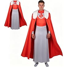 Thragg Costume Bodyduit for Adult Men Grand Regent Thragg Jumpsuit with Clock Halloween Cosplay Outfits