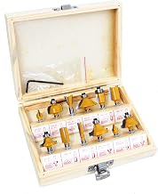 KIT COMPLETO JOGO FRESA PONTAS TUPIA 12PCS 6MM + MALETA