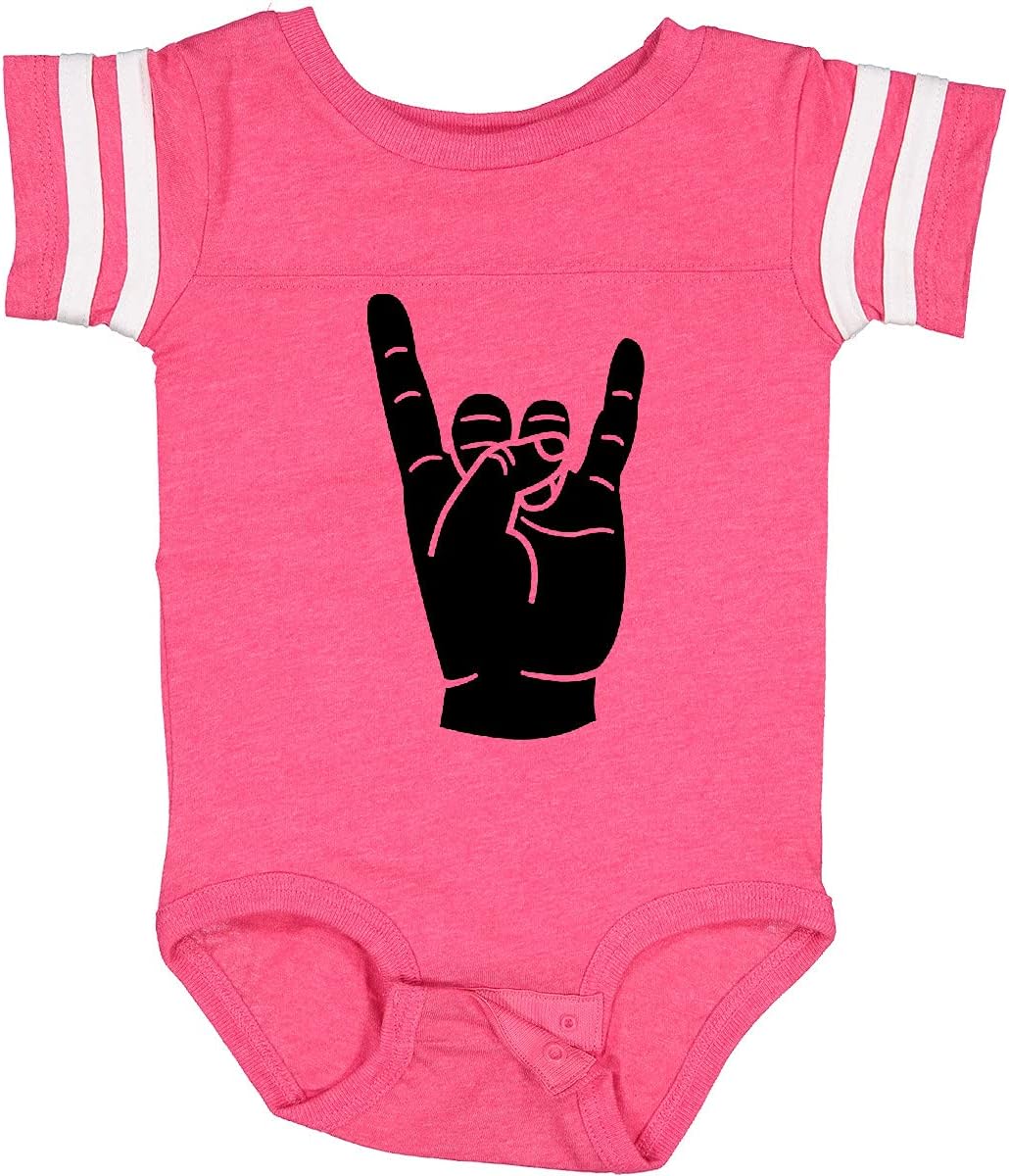 inktastic Rocker Horns Baby Bodysuit