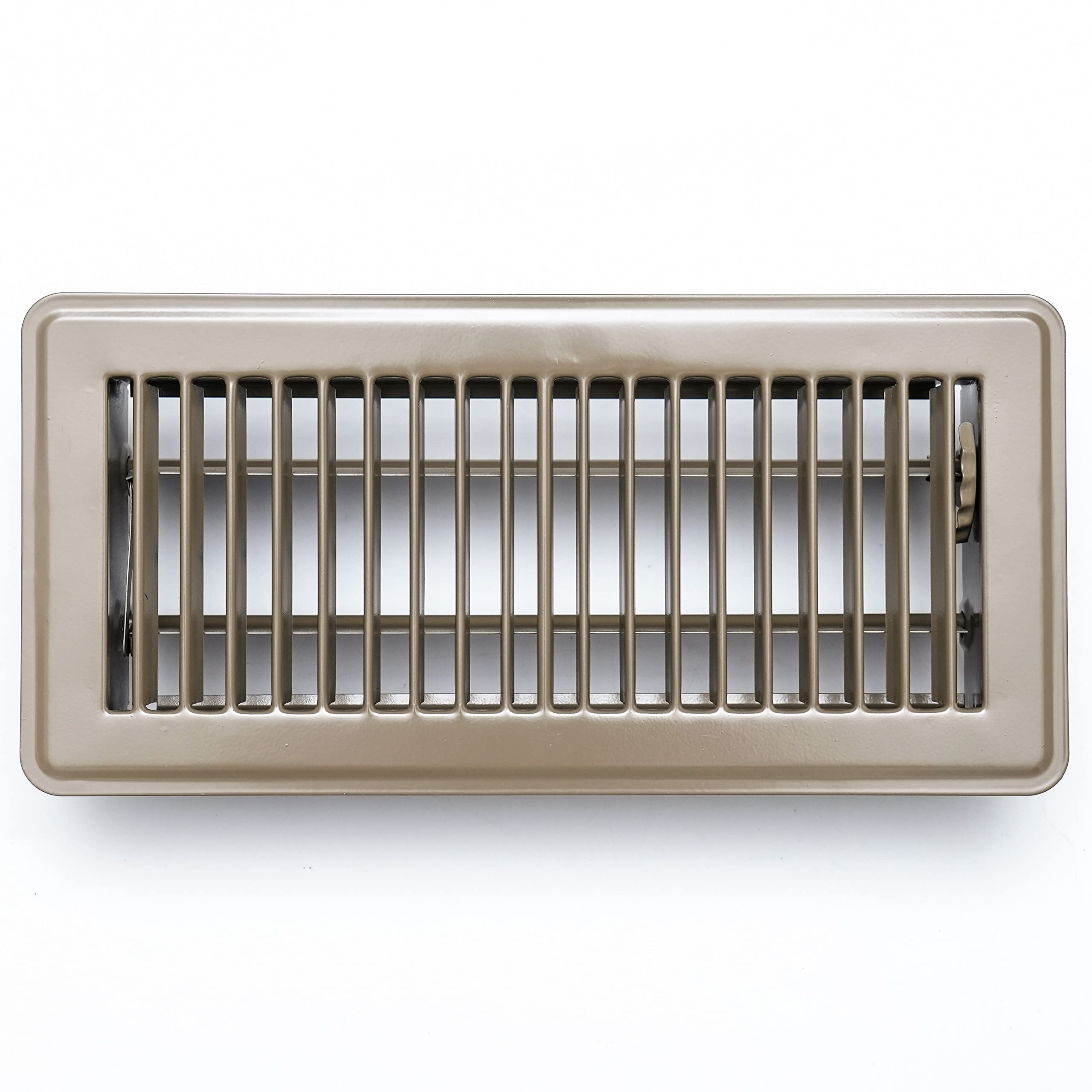 Buy 4" x 10" [Duct Opening Measurements] Floor Register with Louvered Design Heavy Duty