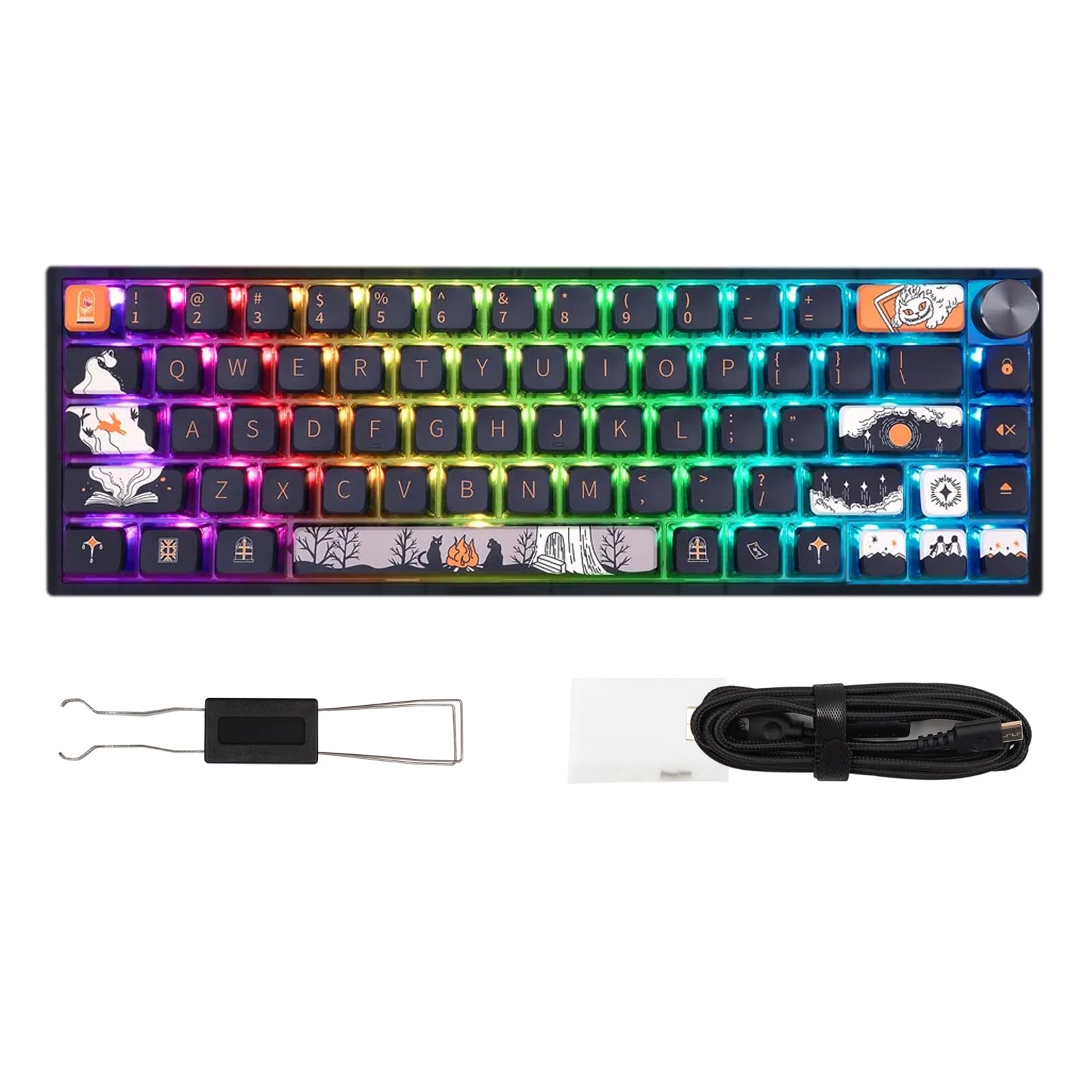 Amazon.com: MOLGRIA SKYLOONG GK68 68-Key RGB Backlit Gaming