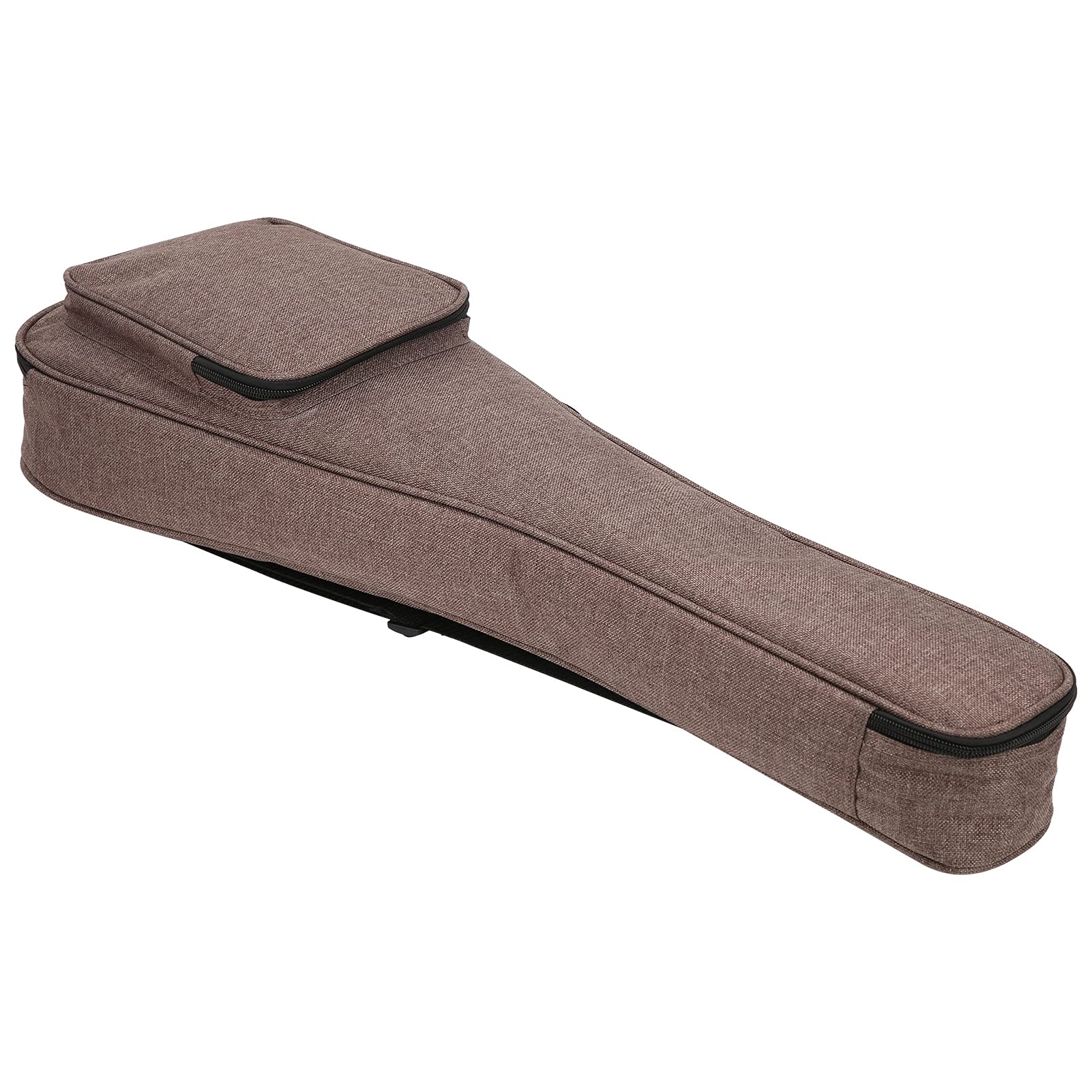 RiToEasysports Custodia per Ukulele Custodia in Nylon con Doppia Cerniera Portatile con Schiuma Spessa 10 Mm per Soprano Tenore Ukelele Principiante Adulto (#13)