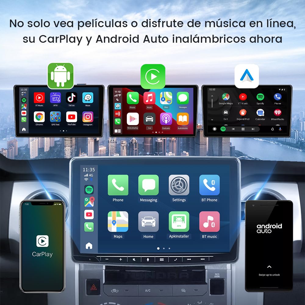 CarlinKit Android 12 ai Box,RAM 8G+ROM 128G,For para Coches
