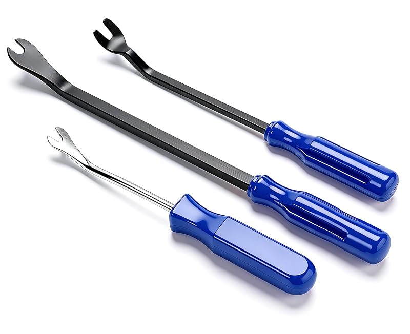 Kit de Ferramentas para Remoção de Presilhas e Acabamentos Automotivos MEAJOO, Extrator de Clipes para Painel, Porta e Molduras, 3 peças