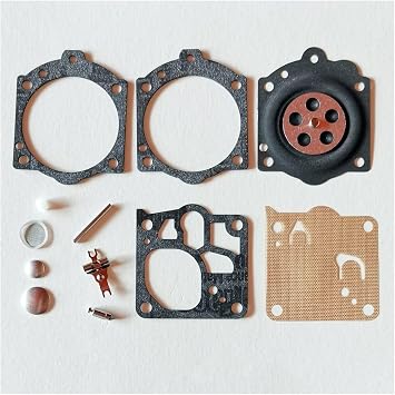 Carburetor Gasket Carburetor Rebuild Kit 5 Pack K10-RWJ Diaphragm Gasket Carb Repair for 502 44 59-01, K960 K970 Carburetor Kit