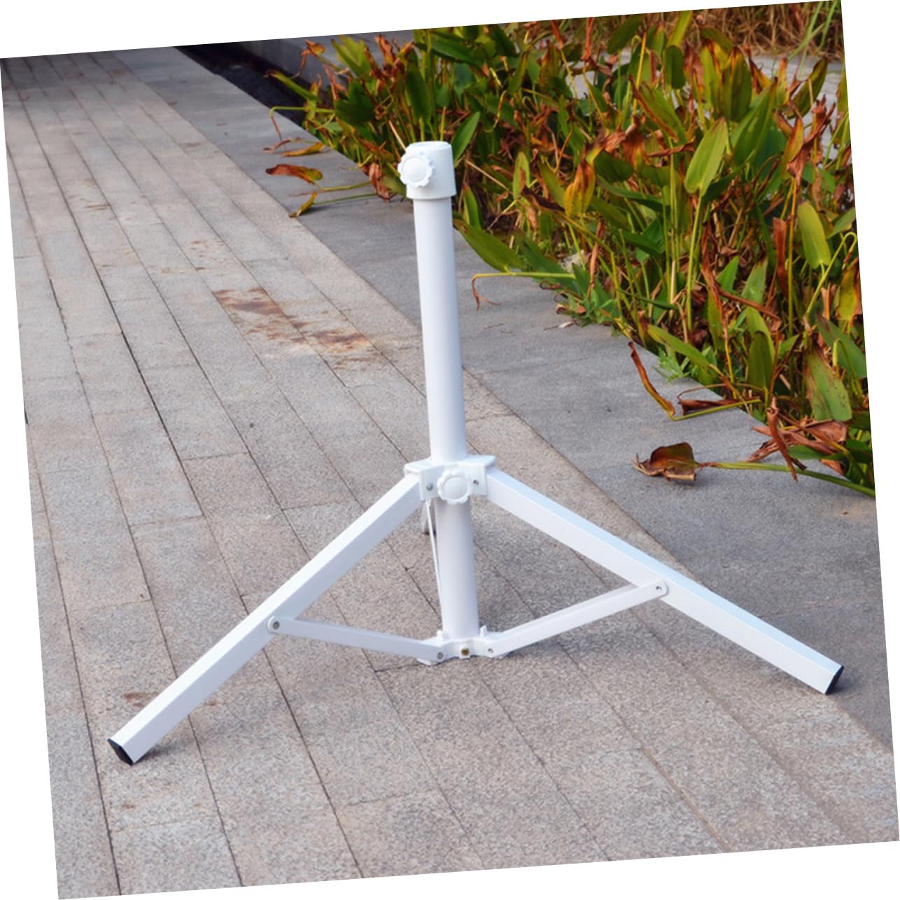 TOYANDONA Pied de Parasol Fixe pour Jardin et Plage Support Stable pour Parasol de Terrasse Facile à Transporter pour Camping et Activités Extérieures