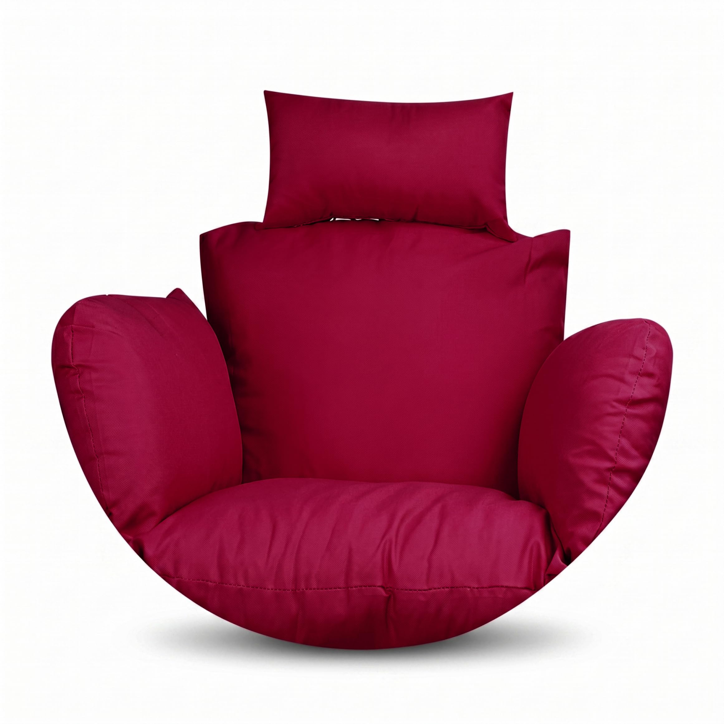 Hotainoys Purple Egg Chair Cushion Cover, Hanging Swing Cushion Cover Replacement For Swing & Egg Chairs, No Filling, Chair Cushions