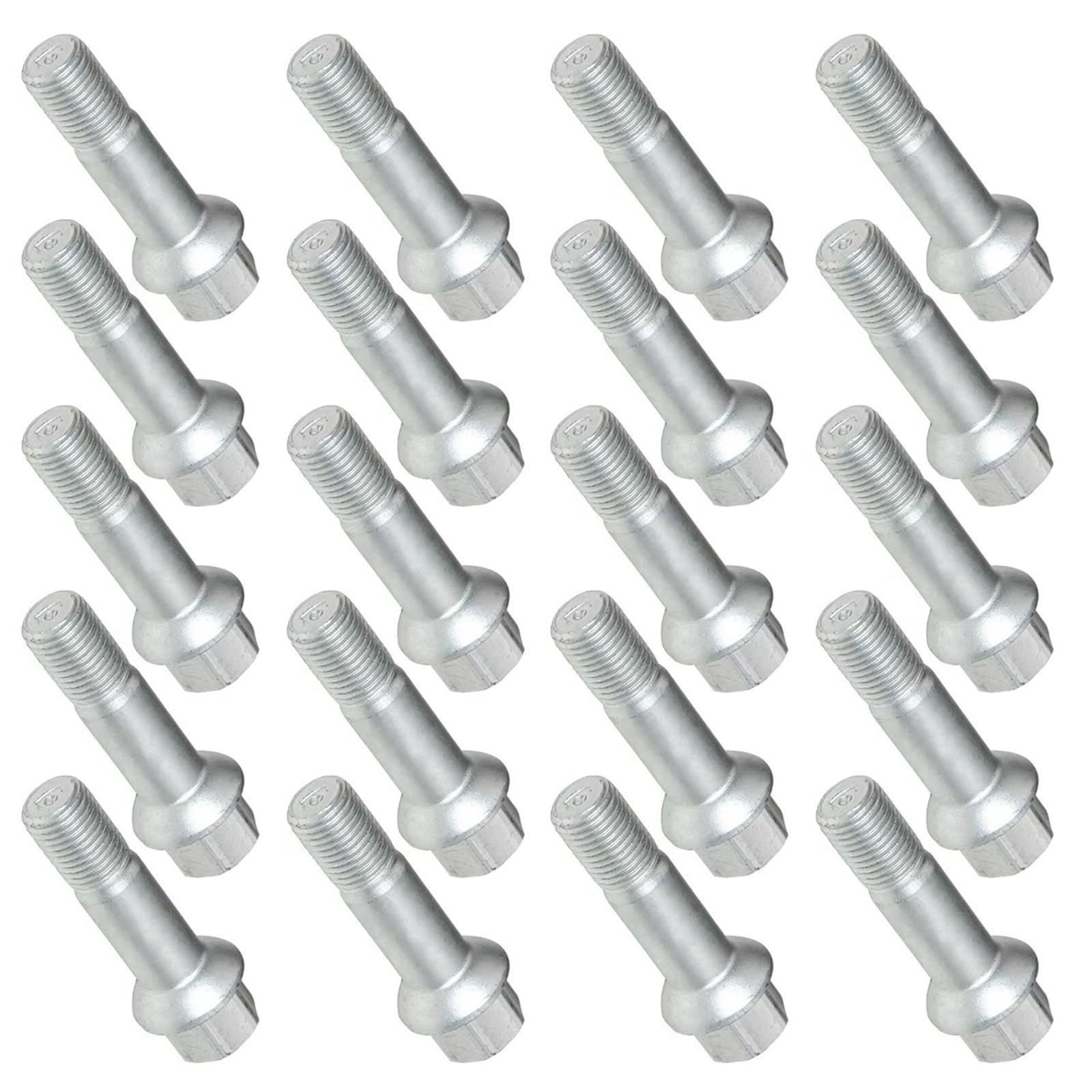 Bulloni ruota auto Compatibile Con Benz Per S Class W140 1991 1992 1993 1994 1995 1996 1997 1998 Set Da 20 Dadi Conici Per Cerchi In Lega OEM: 0009905307
