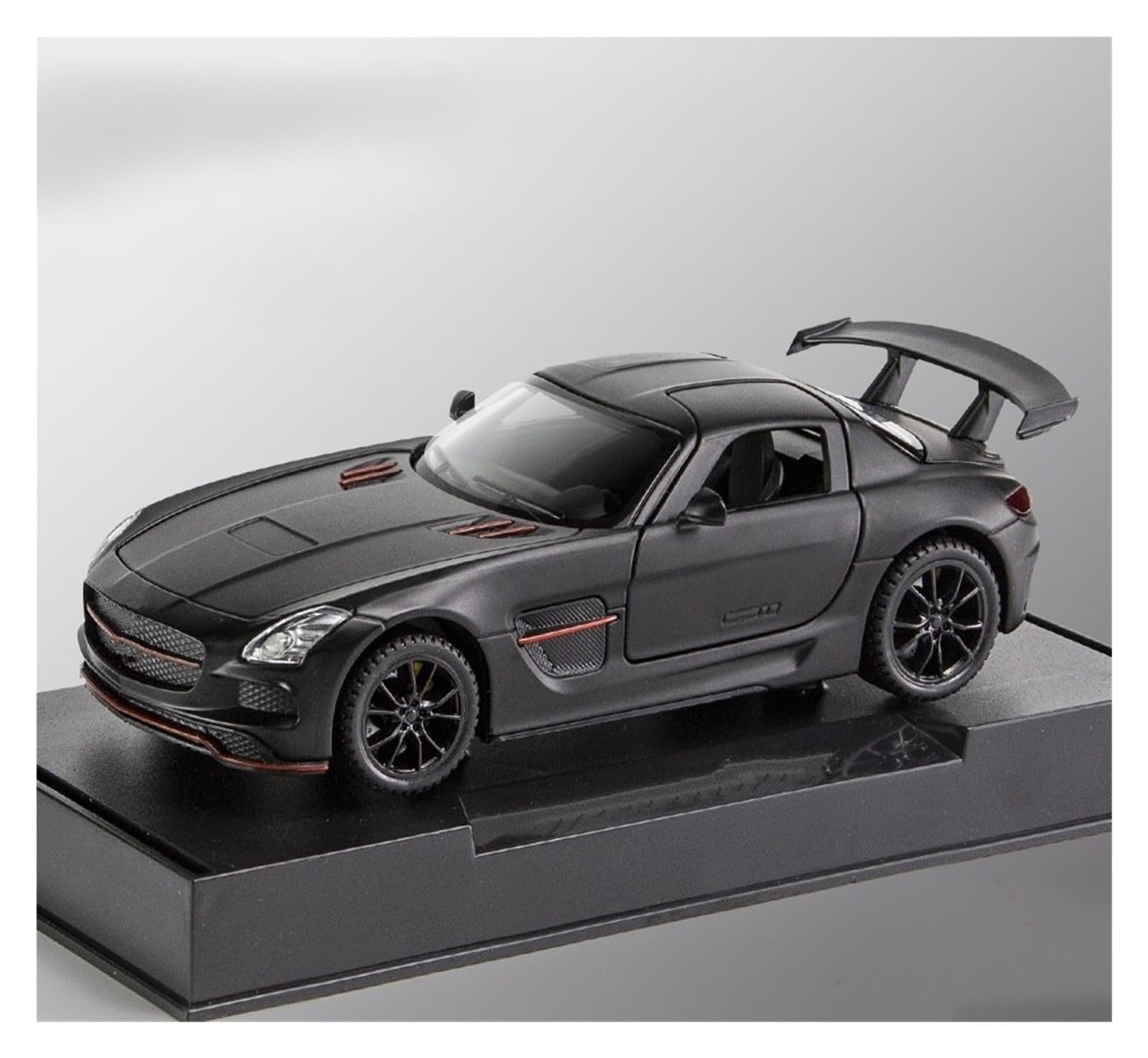 BANKOTO Diecast Car 1:32 For Benz For SLS Alloy Diecasts Car Model Collection Collectible(Black)