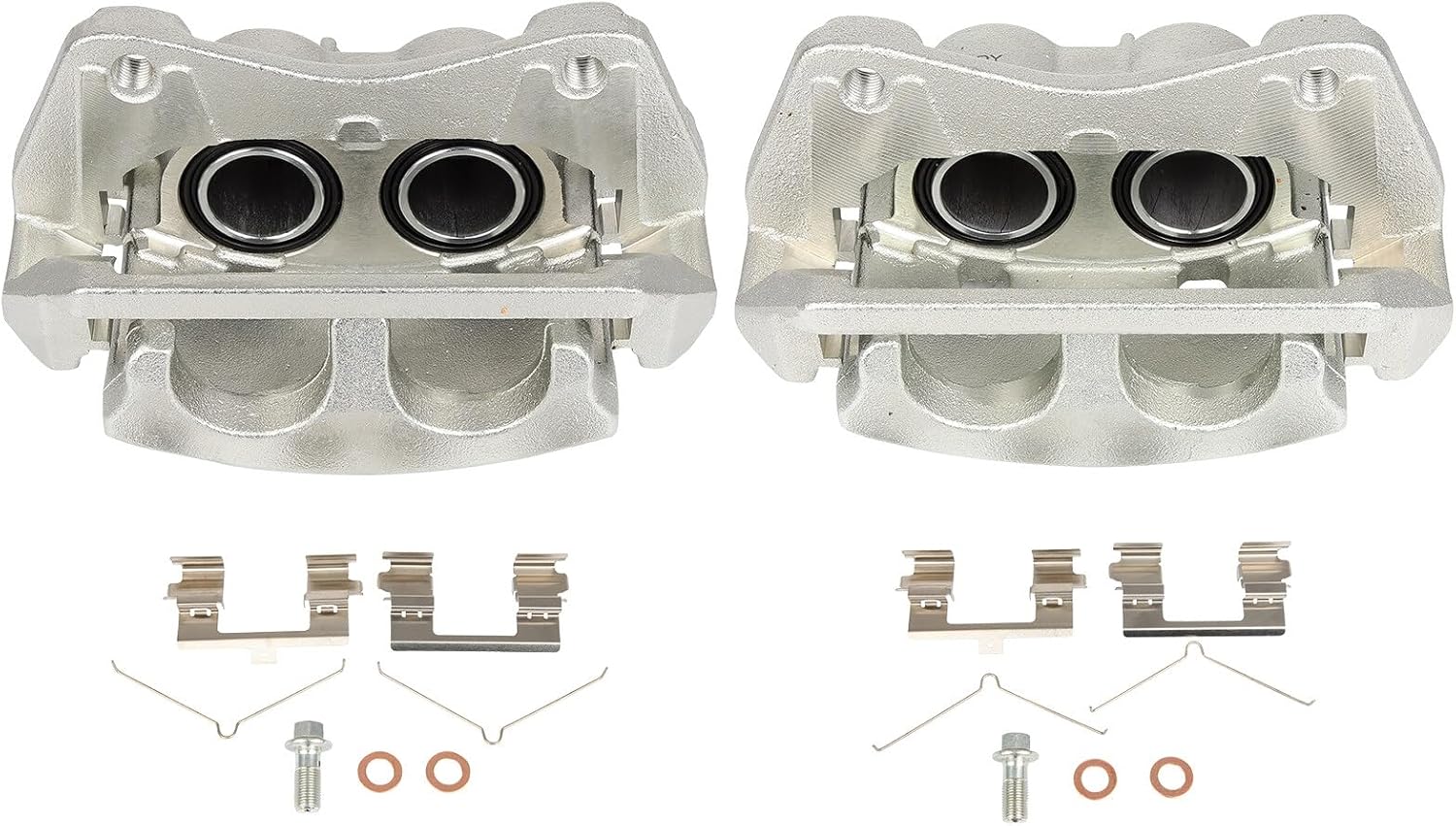 AUTOMUTO Front Left & Right 19B3826 19B3827 Disc Brake Calipers With Bracket For Honda For Pilot 2009-2015