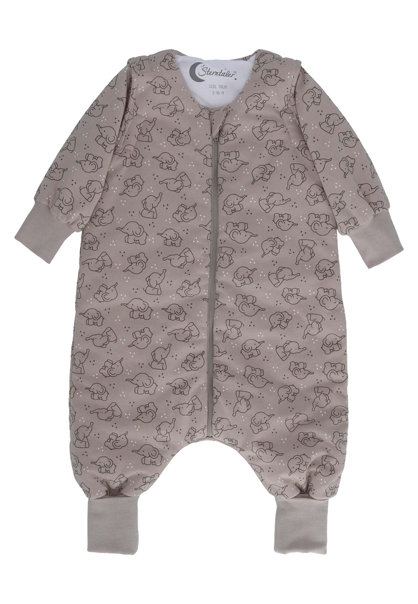 Sterntaler Baby Unisex Schlafsack mit Beinen Elefant Eddy - Baby Overall