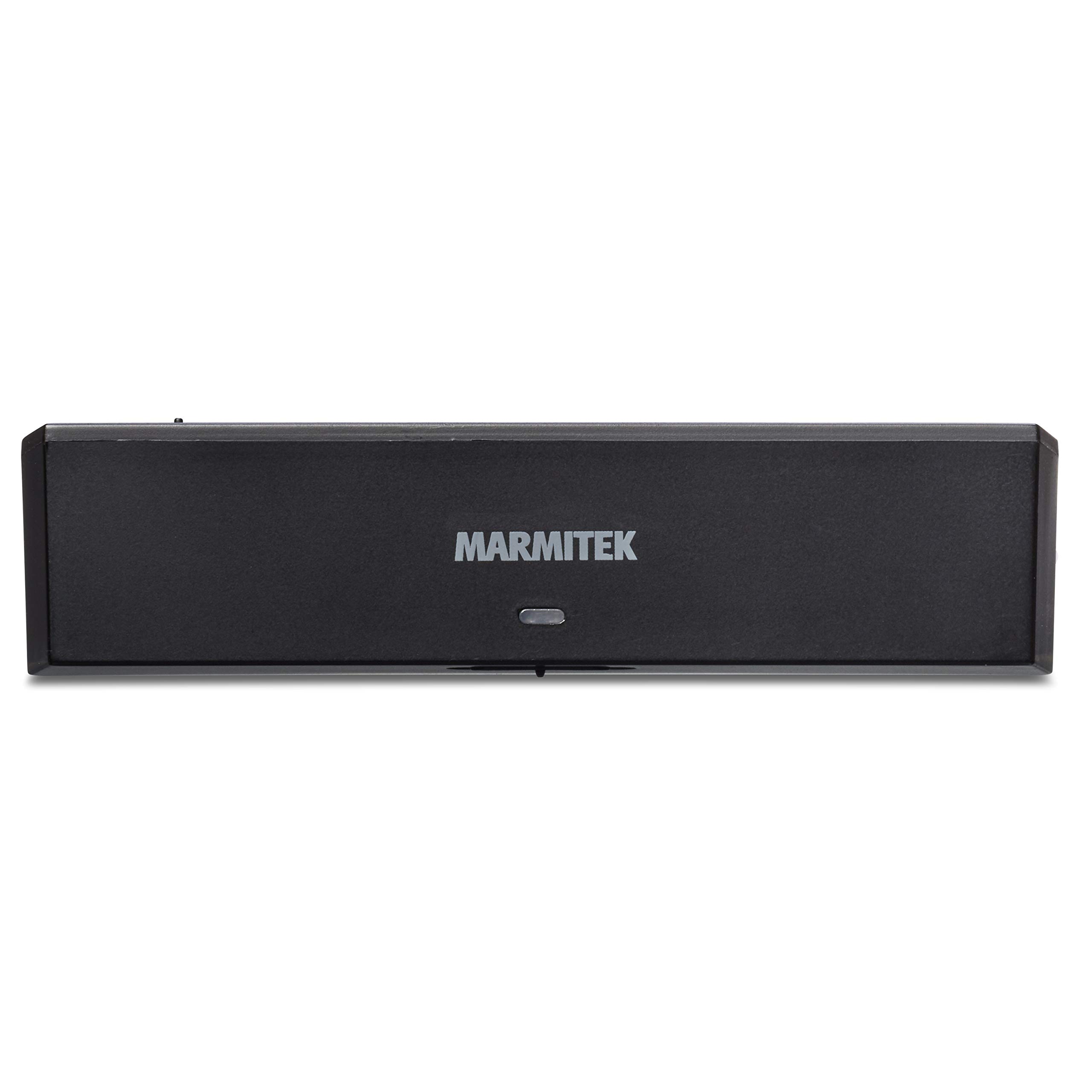 Marmitek BoomBoom 100 - Trasmettitore ricevitore Bluetooth 2 in 1 aptX | Adattatore audio RX/TX per TV, cuffie e impianto hi-fi, aptX Low Latency, AAC, Toslink, jack 3,5 mm e 2 cuffie
