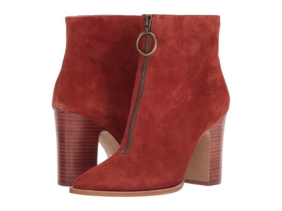 

Kristin Cavallari Satine (Rust Kid Suede) Women's Zip Boots, Brown