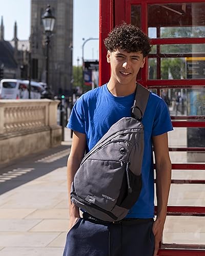 Miniatura 5 de WATERFLY - Mochila casual tipo bandolera para llevar en el pecho Gris talla única